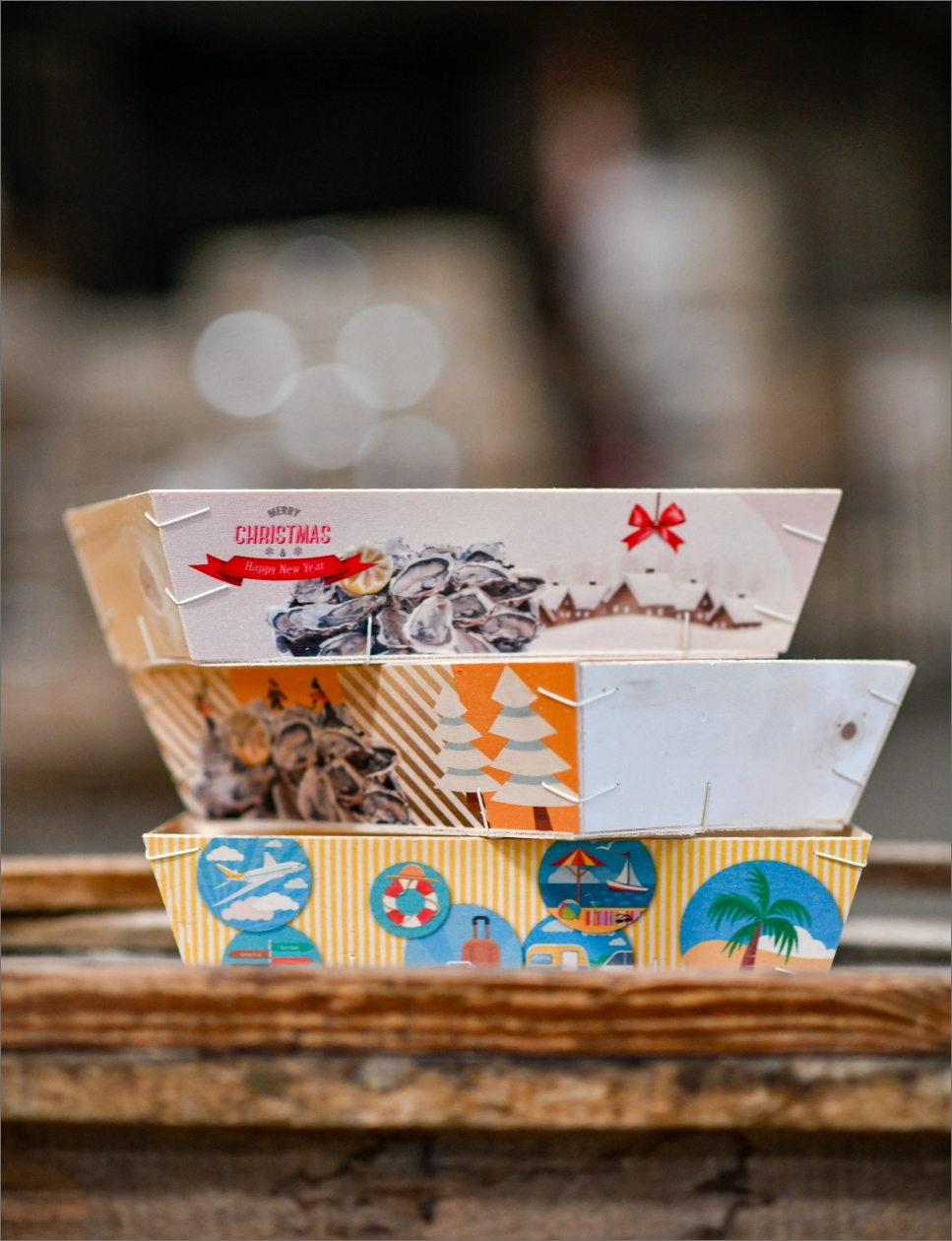 Emballage contre-plaqué imprimé qualité photo