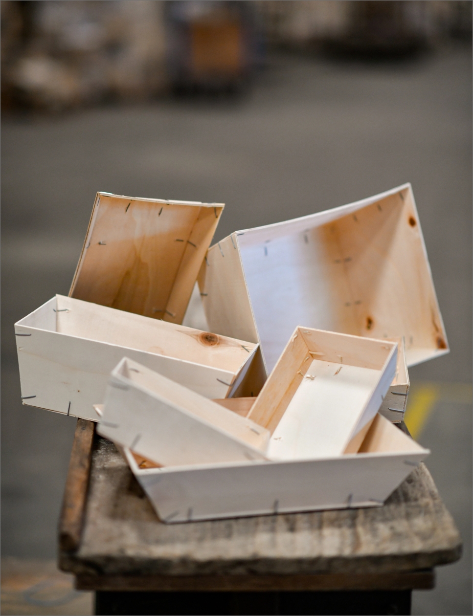 Emballages contre-plaqués